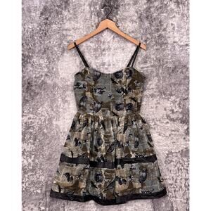 Vintage Spin Doctor Dress Medium Womens Y2K Werewolves & Vampires Steam Punk